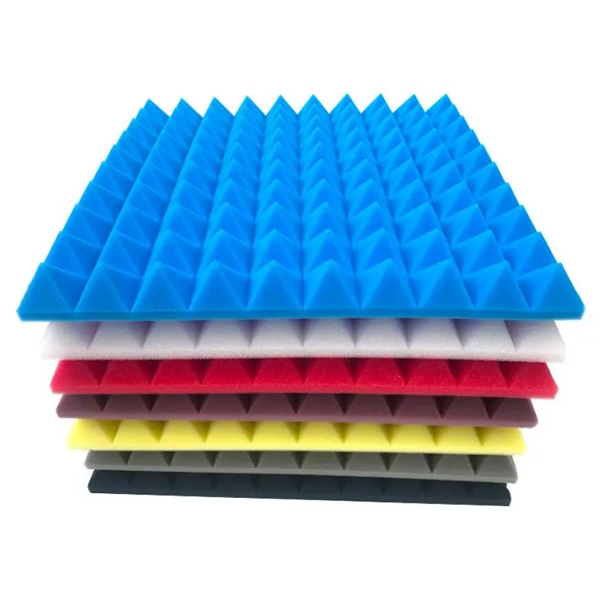 Mousse disolation acoustique pour panneaux insonorisants, 1 pièce, pour Absorption de bruit, pour Studio et salle