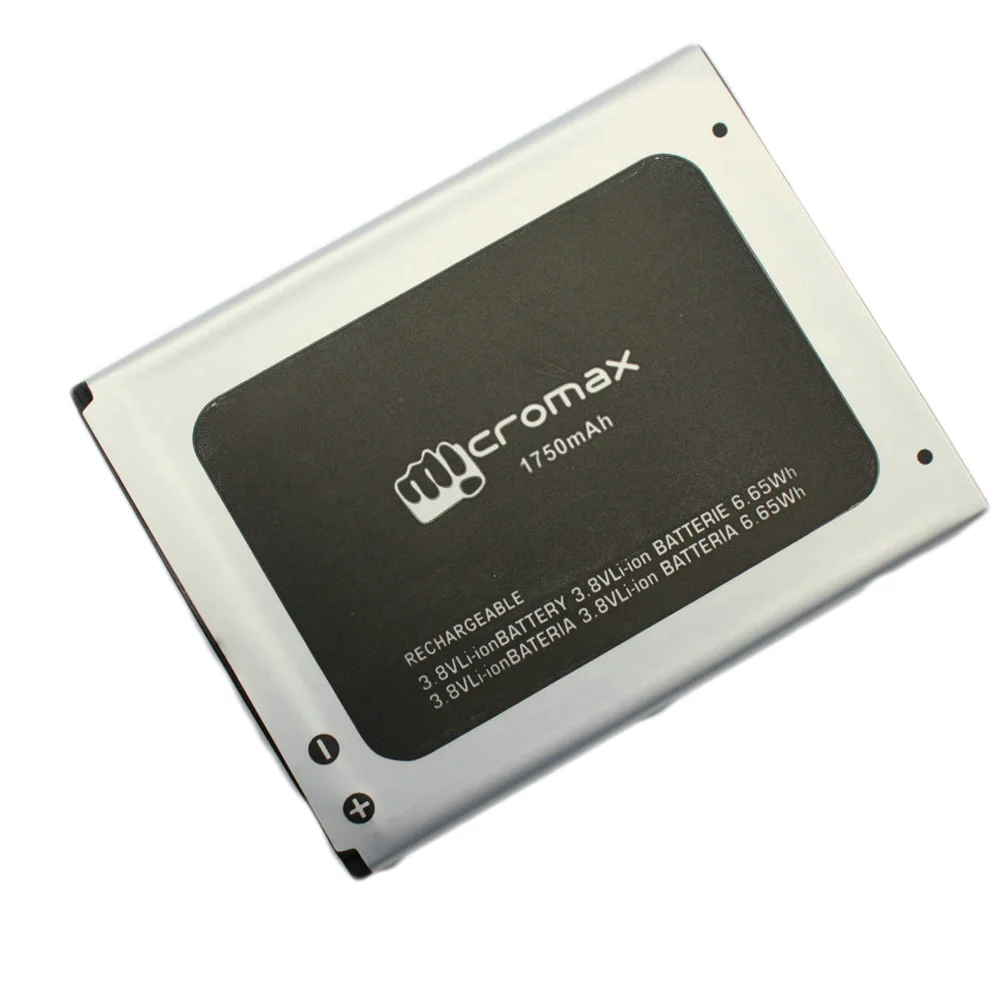 5 шт./лот 1750 мАч Q414 батарея Repalcement для Micromax Q414 холст Blaze 4G+/Q424 болт