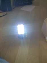 Portable LED Flashlight Power-Display Magnet-Design Camping Lantern Waterproof COB 