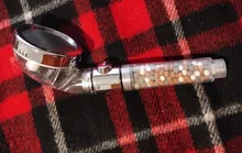 FOHEEL-Cabezal de ducha de mano ajustable, 3 modos, alta presión, ahorro de agua, un botón para detener el agua