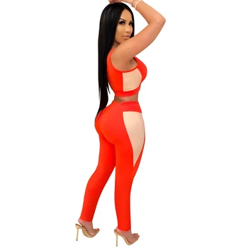 

Women Sports Suit Cross-border New Products Hot Sale Fashion Leisure Suit Tummy Control Pants School 2 Pieces Costume