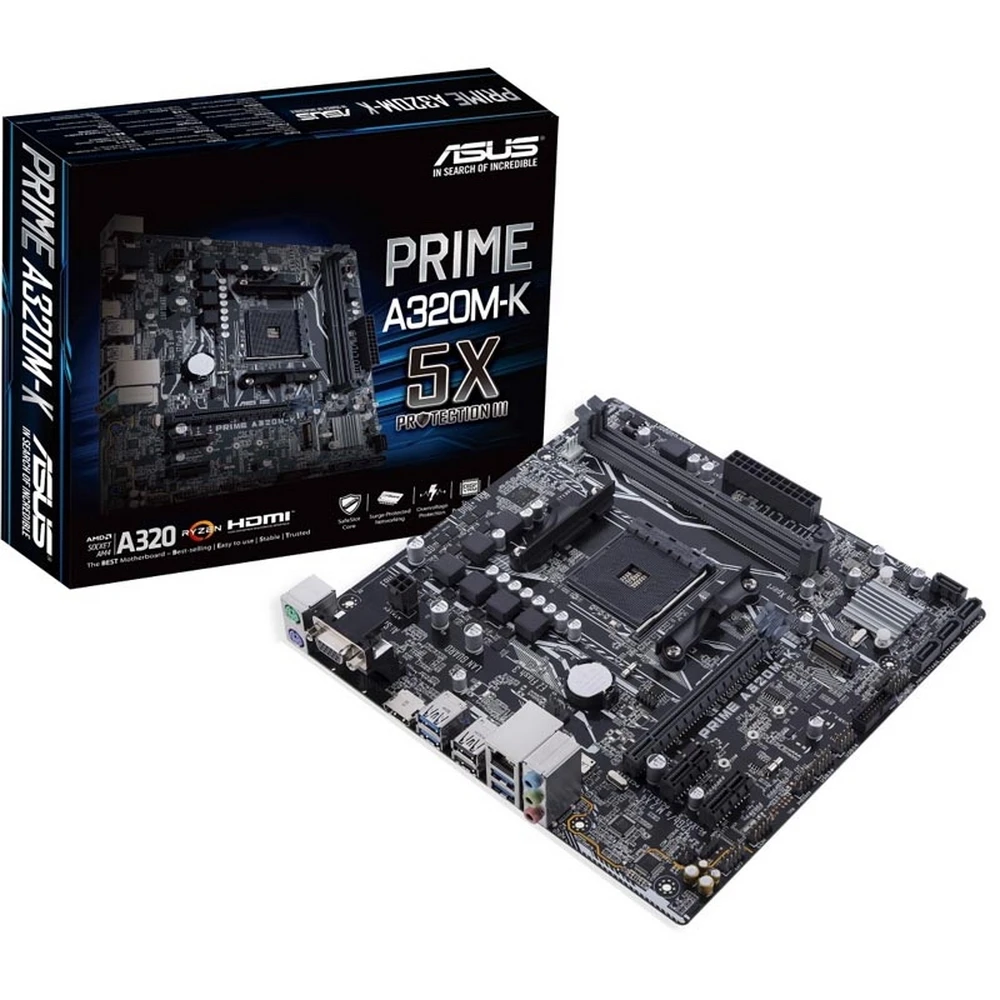 Материнская плата ASUS PRIME A320M-K | Компьютеры и офис