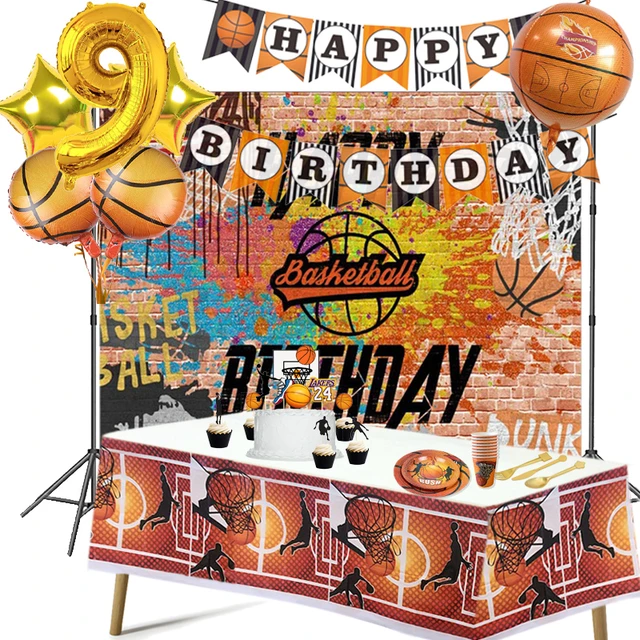 Basketball Birthday Party Decorations  Aluminum Balloon Garland Set - 1  Set Black - Aliexpress