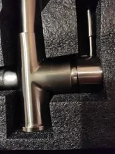 Kitchen Faucet FILTERED Pull-Down Brass PURE-WATER-FILTER Black Tap Spout Cold-Mixer