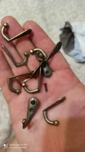 Coat Hooks Hanger Towel Wall-Mounted Door Metal Antique for Hat Bags 20pcs