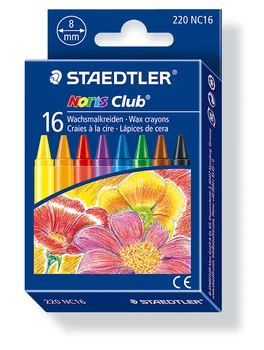 

Wax chalk set Staedtler Noris, 8mm, 8 pieces, carton box
