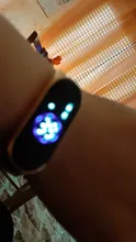 Reloj Led magnético para mujer, resistente al agua, táctil, Digital, de pulsera