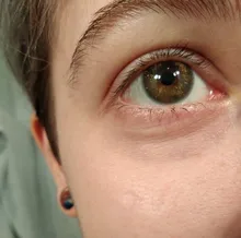 Lentillas graduadas de colores para miopía, lentillas para ojos con polvo dorado, bonitas lentillas suaves para Halloween, maquillaje cosmético