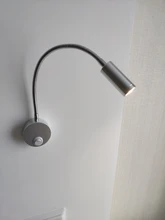 Reading-Lamp Book-Lamp Wall-Light Bedside Eu-Us-Plug LED Silver Black White New-Design