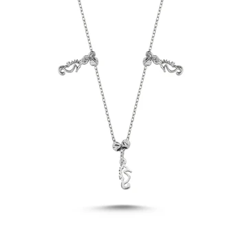 

KUTAYDAN Seahorse Pattern Sterling Dangle Pendant 925 Sterling Silver