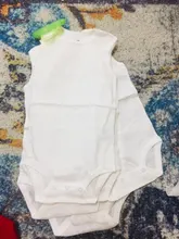 5 unids/lote ropa de bebé recién nacido de verano de 2016 sin mangas ropa de bebé niña 100% algodón blanco niños bebé monos y petos