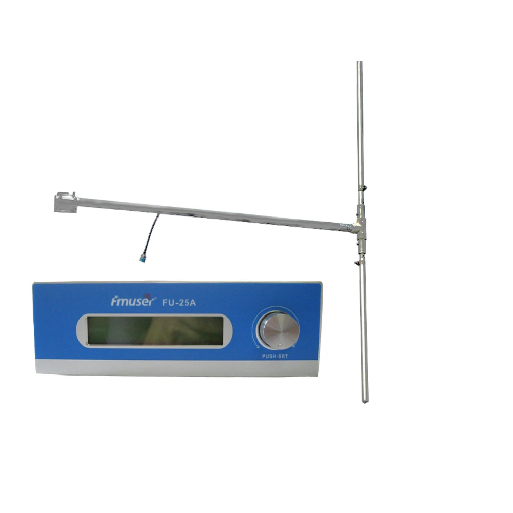 FM-трансмиттер FMUSER FU-25A 25 Вт + дипольная FM-антенна DP100 для радиостанции привода