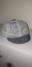Sombrero Mono para bebé de algodón para verano, gorro Niño a rayas informal, aleros suaves, protección solar, gorros, gorros