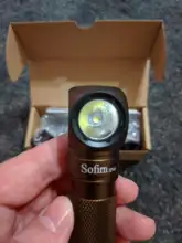 LED Headlamp 18350-Flashlight Power-Indicator 1200lm Sofirn Sp40 XPL Cree 18650 USB 