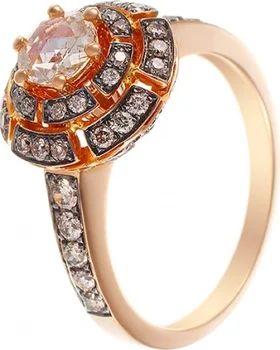 

Jay VI ring with 61 red gold diamonds