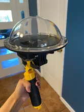 SOONSUN 45M Waterproof Diving Dome Port Lens Cover Housing Case w/ Trigger Float Grip