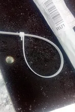 Blanco puede hacerse sujetacables de nylon 8*150/200/250/300/400/450may suelto slipknot corbata reutilizable de plástico de embalaje de la envoltura de corbata Correa