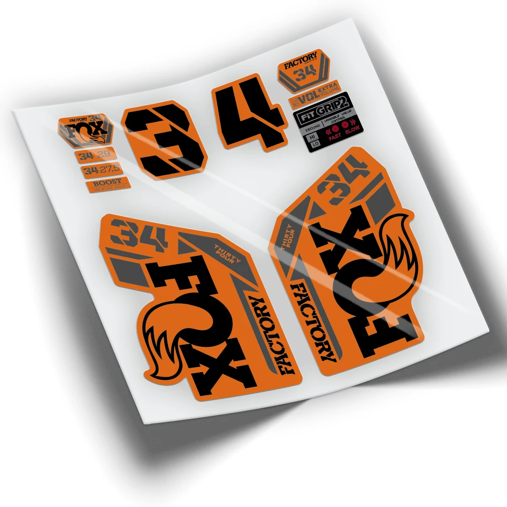 Adesivi Fox 34 Factory 2021 Wp319 Adesivi Per Mountain Bike Adesivi Per Ciclismo Accessori Per Bici