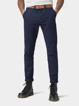 

Men's trousers Tom Tailor denim 493263 with pockets business office winter casual summer beautiful fashion work club tight modern comfortable zipper color new branded new utumn skinny elastic cotton summer fashion