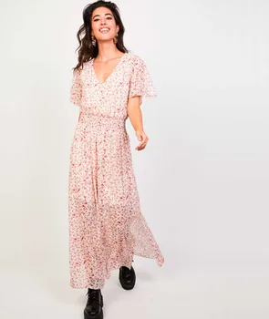 

Fresh FLORAL MINI LONG DRESS LONG PRINTED DRESS Women for summer for stepping out Fashion 2020