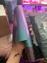 Pu-Press T-Shirt Htv-Film Laser Heat-Transfer Vinyl Iron-On Hologram Rainbow Metallic