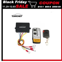 CARCHET 12 V-24 V 50ft умная лебедка беспроводной пульт дистанционного управления Набор E универсальный индикаторный светильник для Jeep Truck ATV PROMOTION2019
