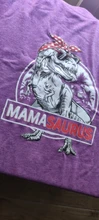 Mamasaurus T Rex dinosaurio T camisas de las mujeres 2021 novedad de verano suelto Casual camiseta de regalo de día de la madre de Corea O cuello Tops mujer