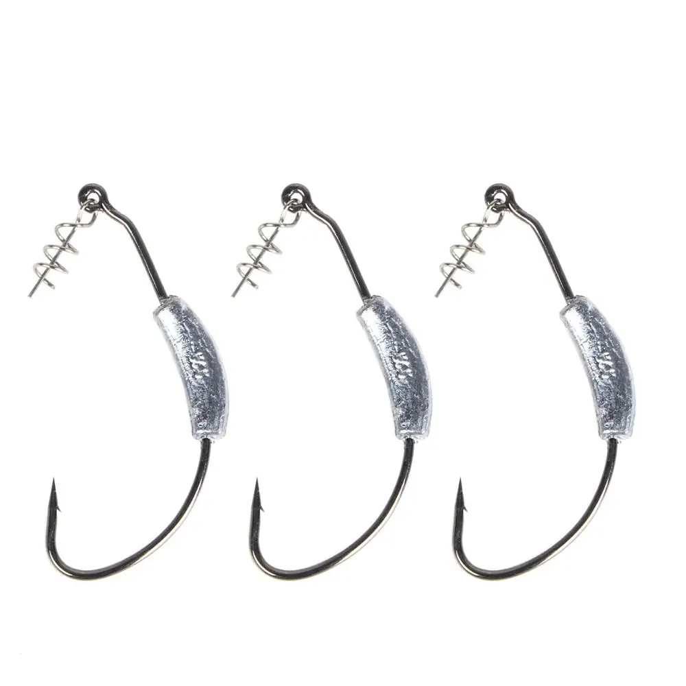

lot Lead Jig Head Fish Hook Pesca 2 g -7 g Soft Fishing Bait of Carbon Steel Hooks Lead Crank Hook With Spring Lock Pin Fishing
