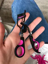 Rizador de pestañas, maquillaje cosmético, pinzas rizadoras, mango + 10 almohadillas de repuesto de silicona