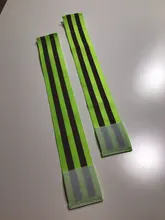 Bandas reflectantes elásticas para brazo, pierna y correas de tobillo, reflectantes de seguridad, cintas de correa para correr por la noche, caminar y ciclismo