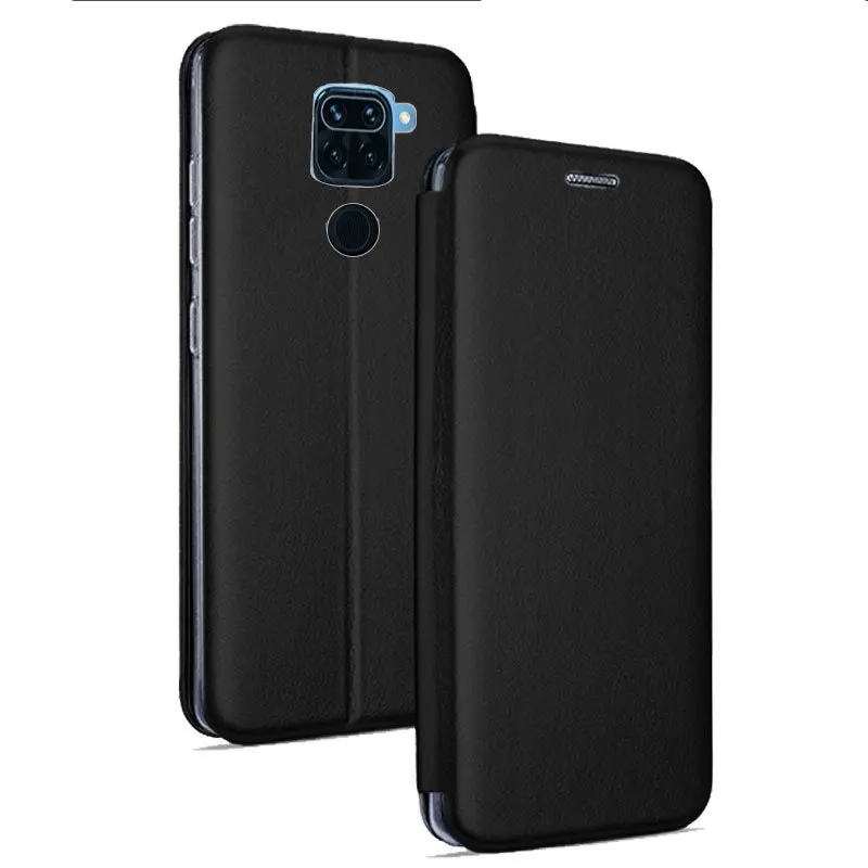 Xiaomi Redmi Note 9 Elegance Flip Cover Case Black Xiaomi Redmi Note 9 Elegance Flip Cover Case Black
