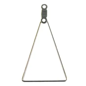 

Base for earrings, 34*20mm, pack/20 PCs., 'Astra' (Silver)