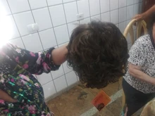 Peluca completa de cabello sintético para mujer, rizos oscuros cortos, pelucas espesas para el día a día