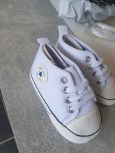 Nuevo lienzo bebé deportes zapatillas de deporte Zapatos bebé recién nacido niños niñas en primer lugar los caminantes zapatos de bebé de suela suave antideslizante zapatos de bebé