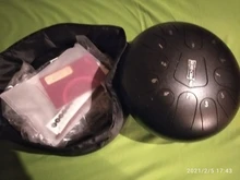 Drum Padded-Drum-Bag Meditation Mallets Steel Yoga 12inch Brand 13-Tone with Pair of