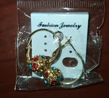 Massage Patch Slimming-Earrings Lose Weight-Body-Relaxation Health Jewelry 1-Pair Studs
