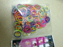 Loom-Bandas de goma para el pelo para niños, pulsera tejida, Juguetes DIY coloridos, regalo de Navidad, 2020