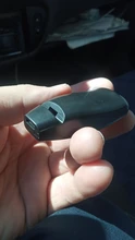 2 en 1 para Clicker para perros entrenamiento silbato tarjeta de respuesta perro entrenador de asistencia guía con Llave de Anillo suministros para perros mascota