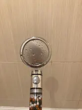 ZhangJi-Cabezal de ducha de alta presión ajustable, 3 modos, filtro reemplazable de turmalina, interruptor de ahorro de agua para ducha de SPA