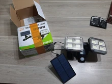 Solar-Lights Wide-Lighting IP65 Outdoor Waterproof 20w 120led with Adjustable-Head Angle