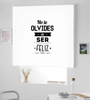 

Blind Iroa roll with phrase/Be Happy! ROLLER BLINDS TRANSLUCENT! (WHITE 100X175)