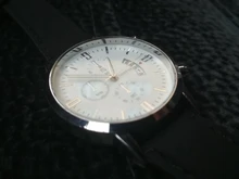 Reloj deportivo de lujo para hombres y mujeres, pulsera de cuarzo ultrafina de cuero analógico, estilo militar, a la moda