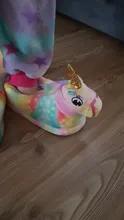 Kigurumi-Pijama de unicornio para niños, zapatillas de unicornio, zapatos infantiles para niñas, zapatillas de Panda