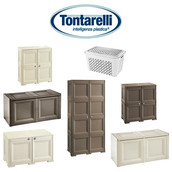 

Baskets, cupboards and wastepaper baskets Tontarelli in various Colour Polypropylene capacitor made from high quality