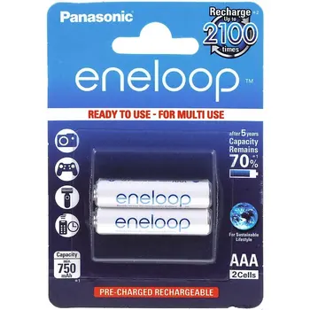 

Panasonic eneloop Pile rechargeable. AAA Blister 2 pcs. (BK-4MCCE/2BE)