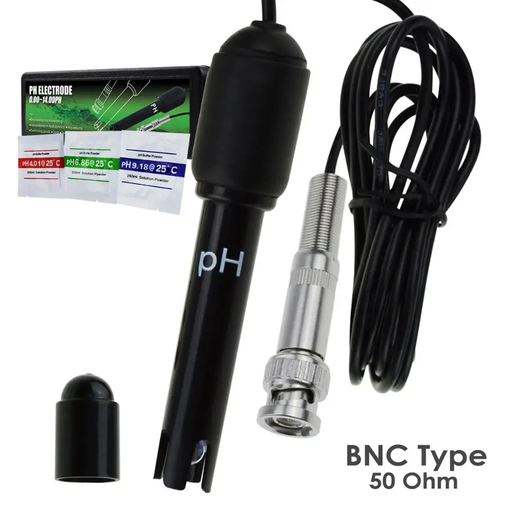 PH зонд с разъемом BNC длинный кабель 150 см 0 14PH|new heat solutions|solutions worksolution case |
