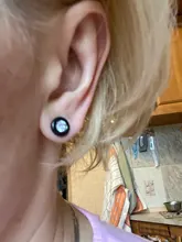 10 Uds. Mágicos con forma de corazón de pendientes, elevadores de pendientes ajustables hipoalergénicos, soporte para el lóbulo de la oreja