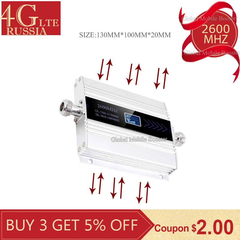 LTE 2600mhz（Band7） 4G Cellular Signal Booster