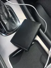 Mini Cartera de aluminio de Metal para hombre y mujer, tarjetero inteligente, Rfid, Dropshipping, 2021