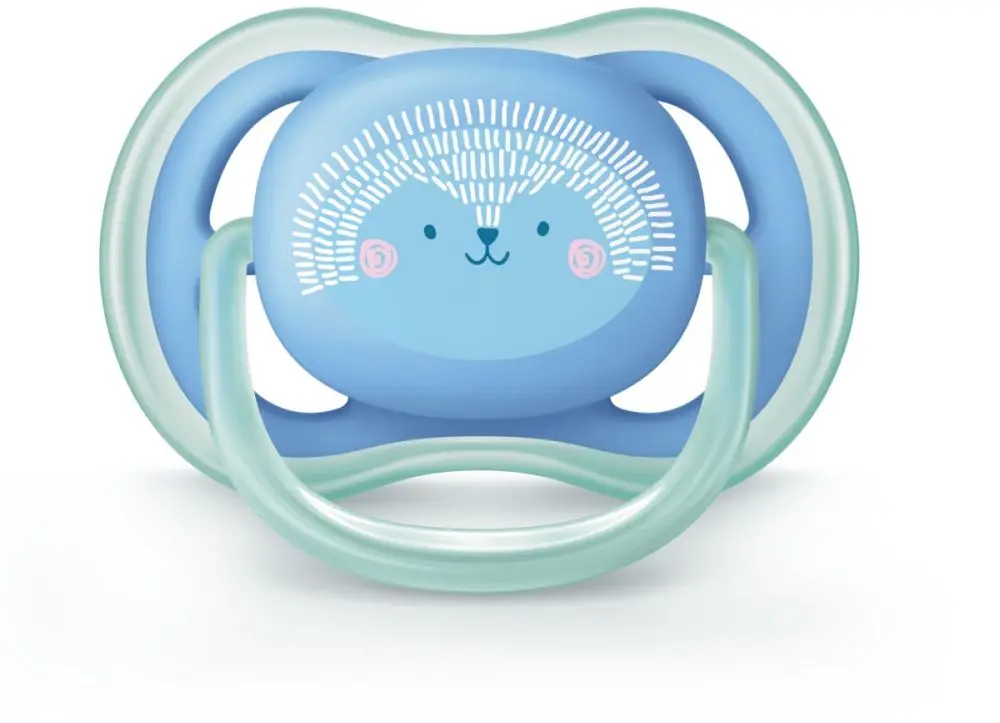 Philips Avent Пустышка серии Ultra Air Design Ёжик 6-18 мес., 2 шт. для мальчиков